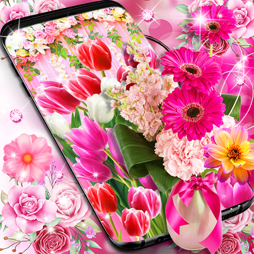 Flowers bouquet live wallpaper