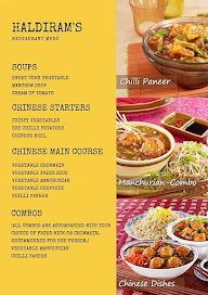 Haldiram's Restaurant menu 1