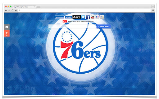 NBA Philadelphia 76ers New Tab