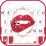 Cover Image of 下载 Red Hot Lips Keyboard Theme 1.0 APK