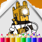 Cover Image of ダウンロード Coloring Book For Bendy Game 2019 3.0.0 APK