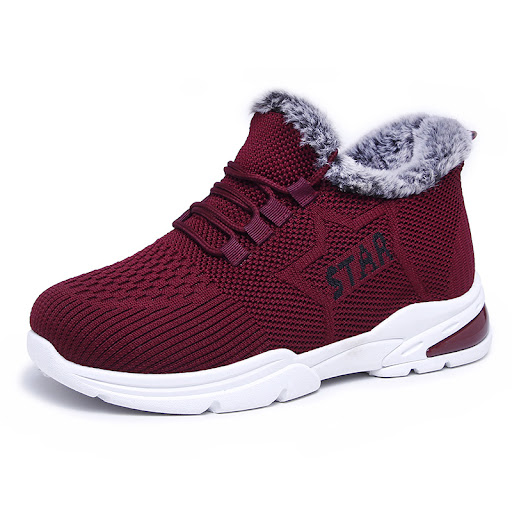 Title 7, Fashion Casual Plus Velvet Thick Cotton Shoes f...