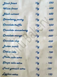 Nellai Santhi Sweet & Bakery menu 1