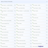 Times Of Paratha menu 3