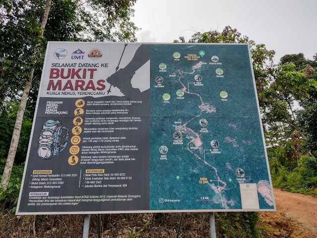 Bukit Maras Hiking Trail Map