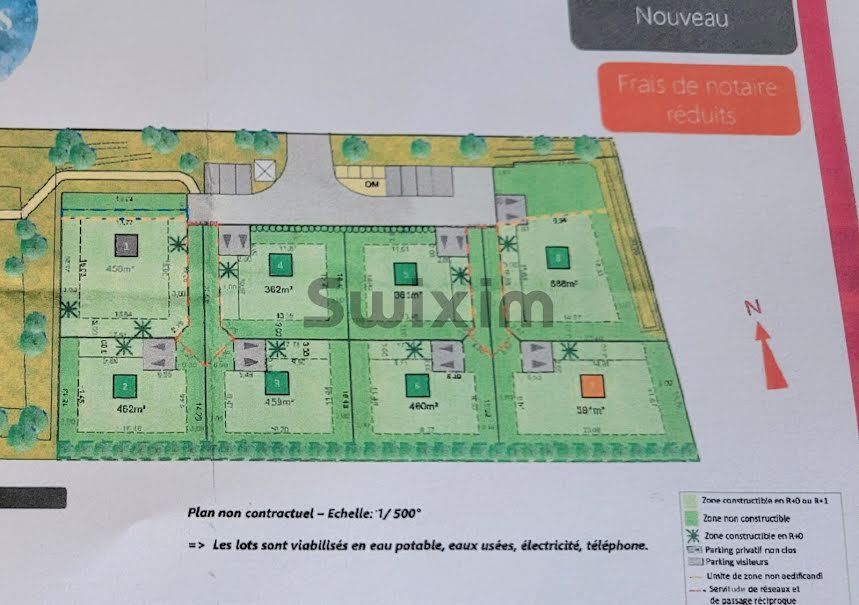 Vente terrain  688 m² à Uzès (30700), 124 900 €