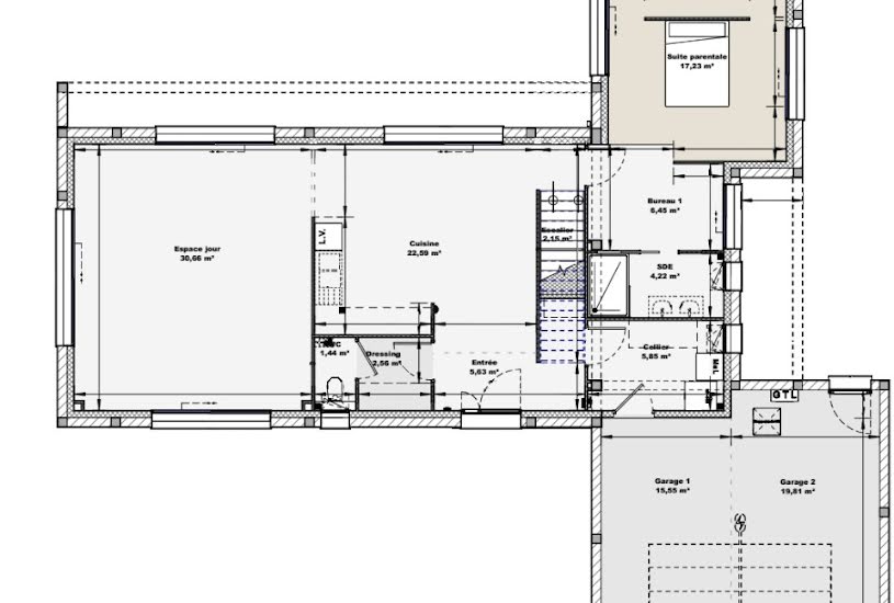  Vente Terrain + Maison - Terrain : 772m² - Maison : 156m² à La Ferté-Macé (61600) 