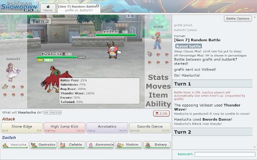 Pokemon Showdown Random Battle Tooltip chrome extension