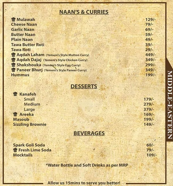 Spudato menu 