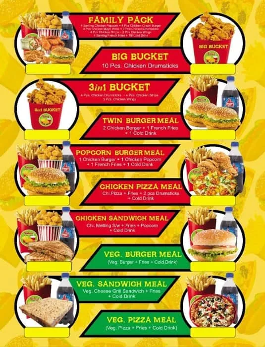 Jeevak Fast Food menu 