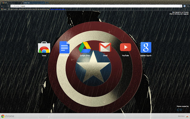 Captain America - Winter soldier chrome extension