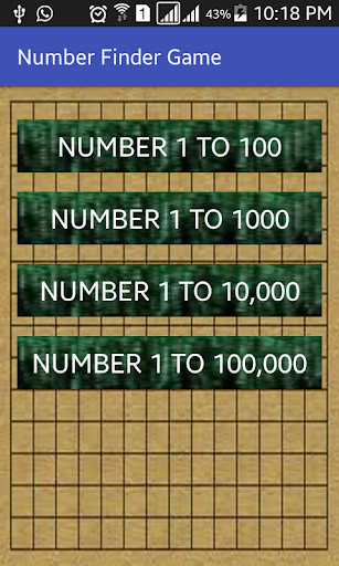 Brain Game Find the Number