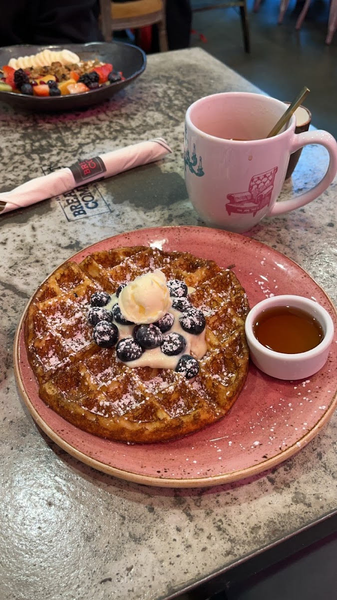 Buttermilk Cornstarch waffle