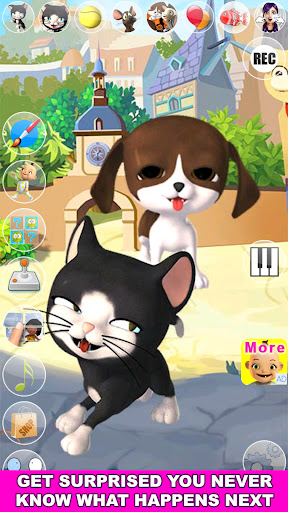 Screenshot Talking Cat and Dog Kids Games