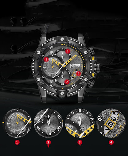 Title 7, Quartz Mens Watch Casual Fashion Leather Watch...