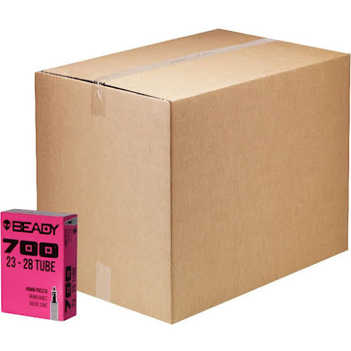 Beady Standard 48mm Presta Tube 700x23-28c Box of 50