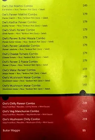 Owls Kitchen menu 2