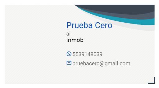 Business Card agent