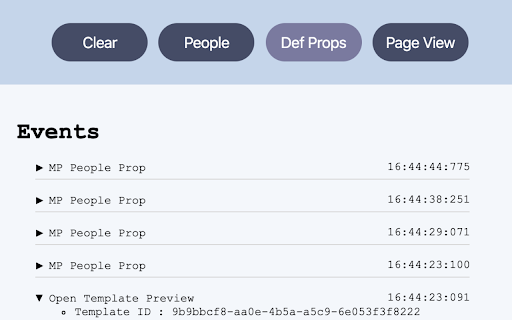 Mixpanel Log