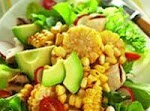 Spicy Roasted Corn, Avocado and Chicken Salad was pinched from <a href="http://www.recipe4living.com/recipes/spicy_roasted_corn_avocado_and_chicken_salad.htm/" target="_blank">www.recipe4living.com.</a>