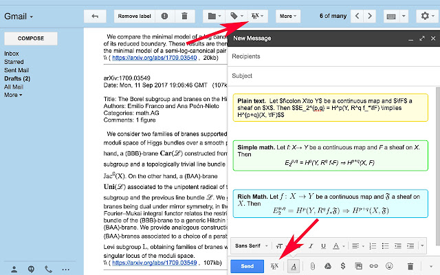 Tex For Gmail Inbox