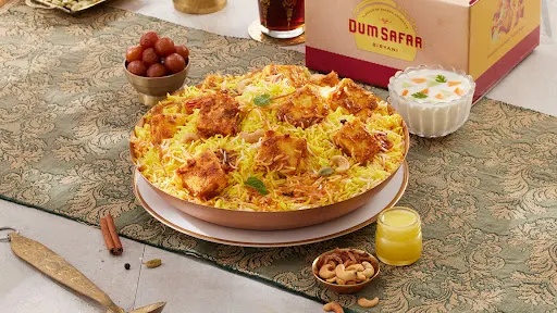 Overload Paneer Tikka Dum Biryani (Serves 4-5)