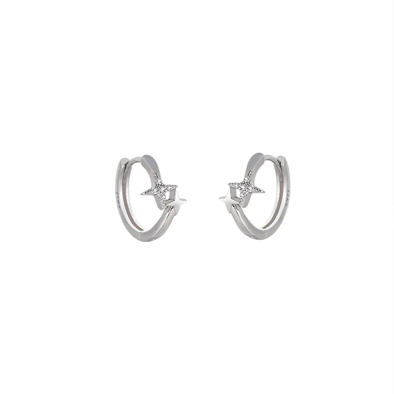 Title 6, Boucles doreilles clous étoile scintillantes e...