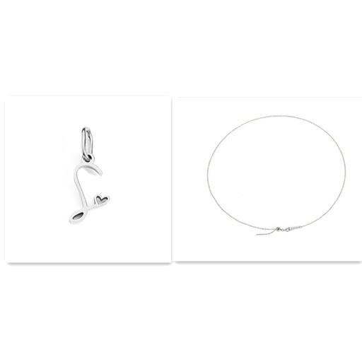 Title 16, DIY Letter Pendant Necklace Accessories. Design...