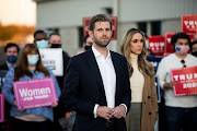 Eric Trump, son of U.S. President Donald Trump, and his wife Lara Trump. File photo.