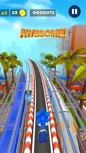 Subway Blue Hedgehog Run