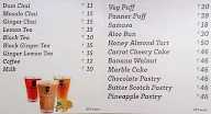 Chaishai menu 1