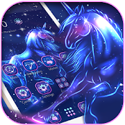 Magical Unicorn Launcher Night Spirit Theme  Icon