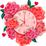 Cover Image of Download Rose Live Clock Wallpapers : Rose Backgrounds 2019 1.4 APK