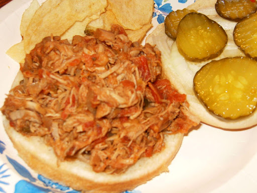 Miss Lavone's Pulled Pork Barbeque Sandwich. This is sooo good!