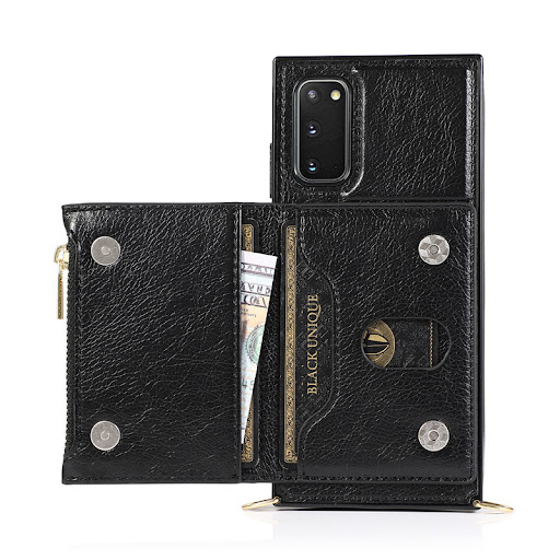 Title 5, Diagonal Zipper Lanyard Bracket Card Phone Case...