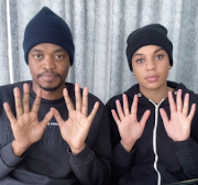 Comedian Mpho Popps Modikane and Roseann Hall participated in the TikTok 'put a finger down' challenge to highlight gender-based violence and femicide.