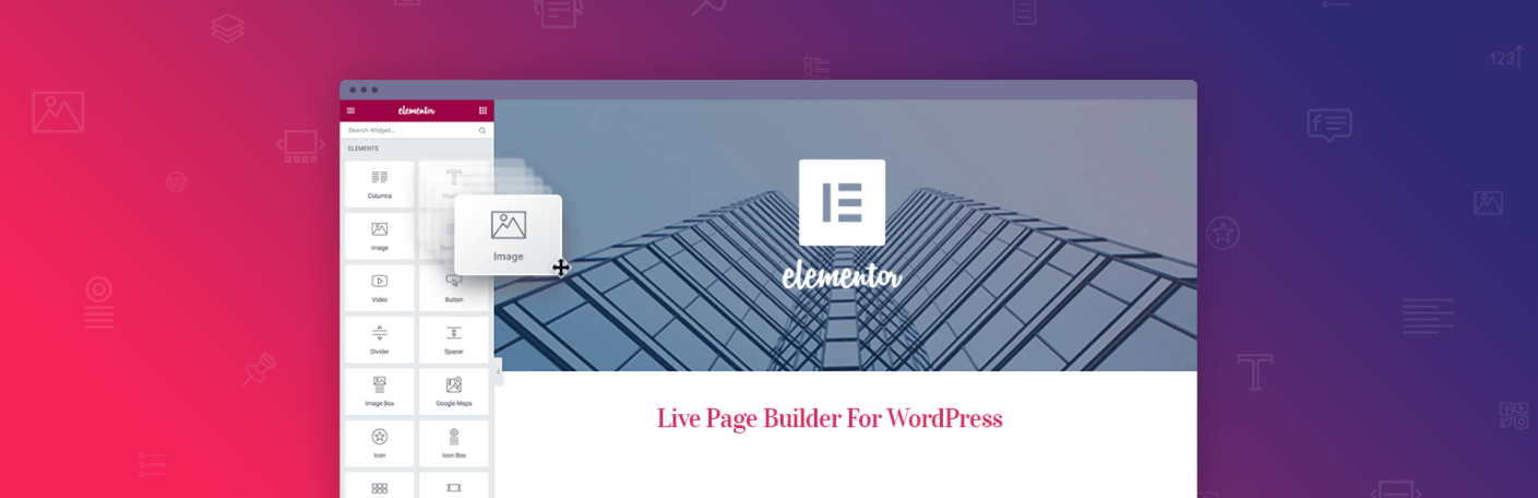 O plugin Elementor Page Builder.