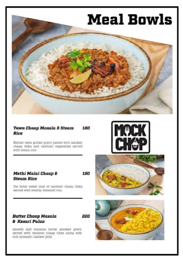 Mock Chop menu 