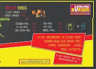 Urban Burger menu 1