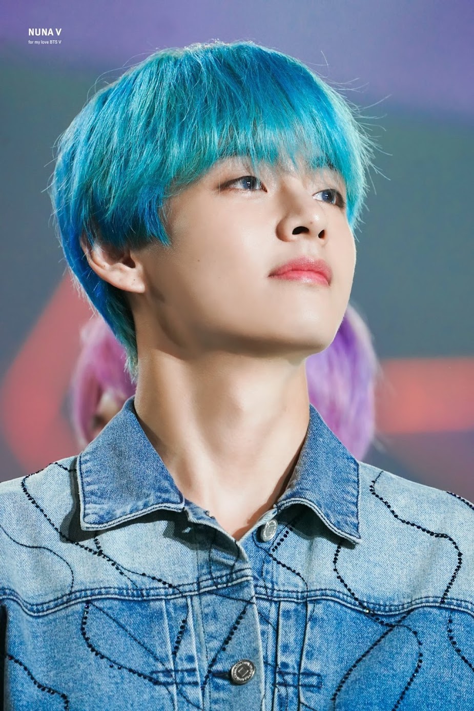 BTS V Pretty In Turquoise