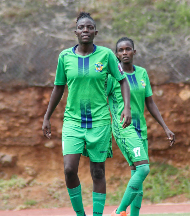 Tereza Engesha of Vihiga Queens during a a past action