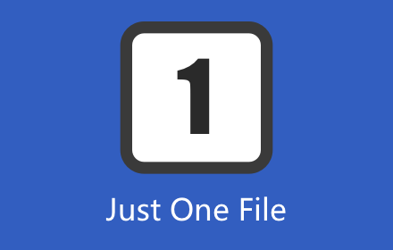 Just One File small promo image