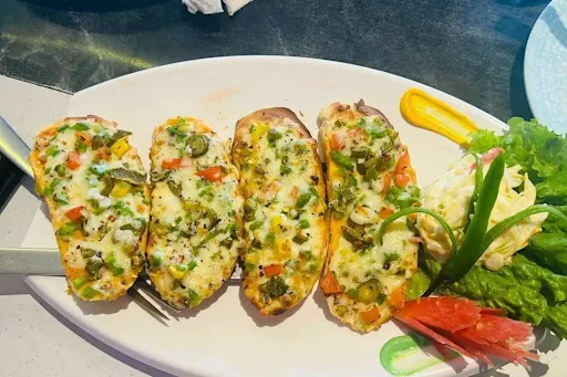 Exotic Veggies Garlic Bread [6 Slices]