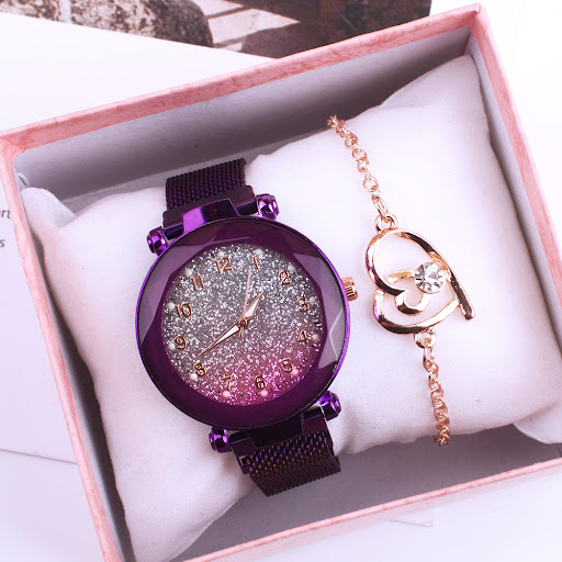 Title 1, Silver Noodle Ladies Watch Two-piece Gift