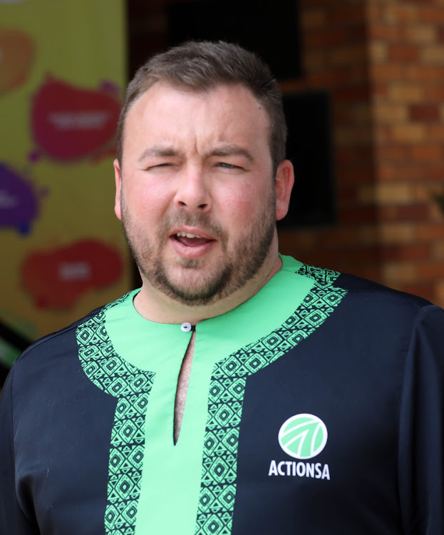 Michael Beaumont, Action SA National Chairperson during the press conference in Wanders Club , Johannesburg. PHOTO: ANTONIO MUCHAVE