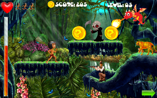 Run Boy jungle adventure