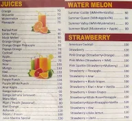 Mantra Juice And Fast Food menu 1