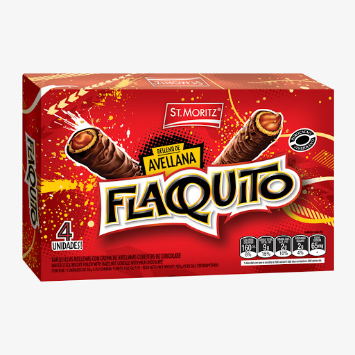 Chocolate St Moritz Flaquito Leche Estuche 30Gr 4Und - Imagen 1