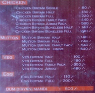 IT Biryani Zone menu 1