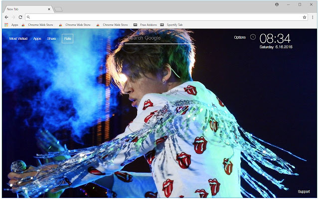 Kpop Big Bang Custom New Tab by freeaddon.com